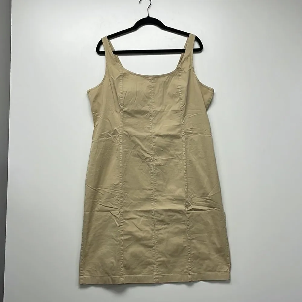 J. Crew Fitted lightweight chino dress*